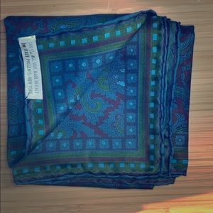 Silk Paisley Pocket Square